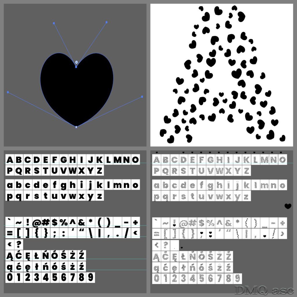 Screenshot from Illustrator showing workflow