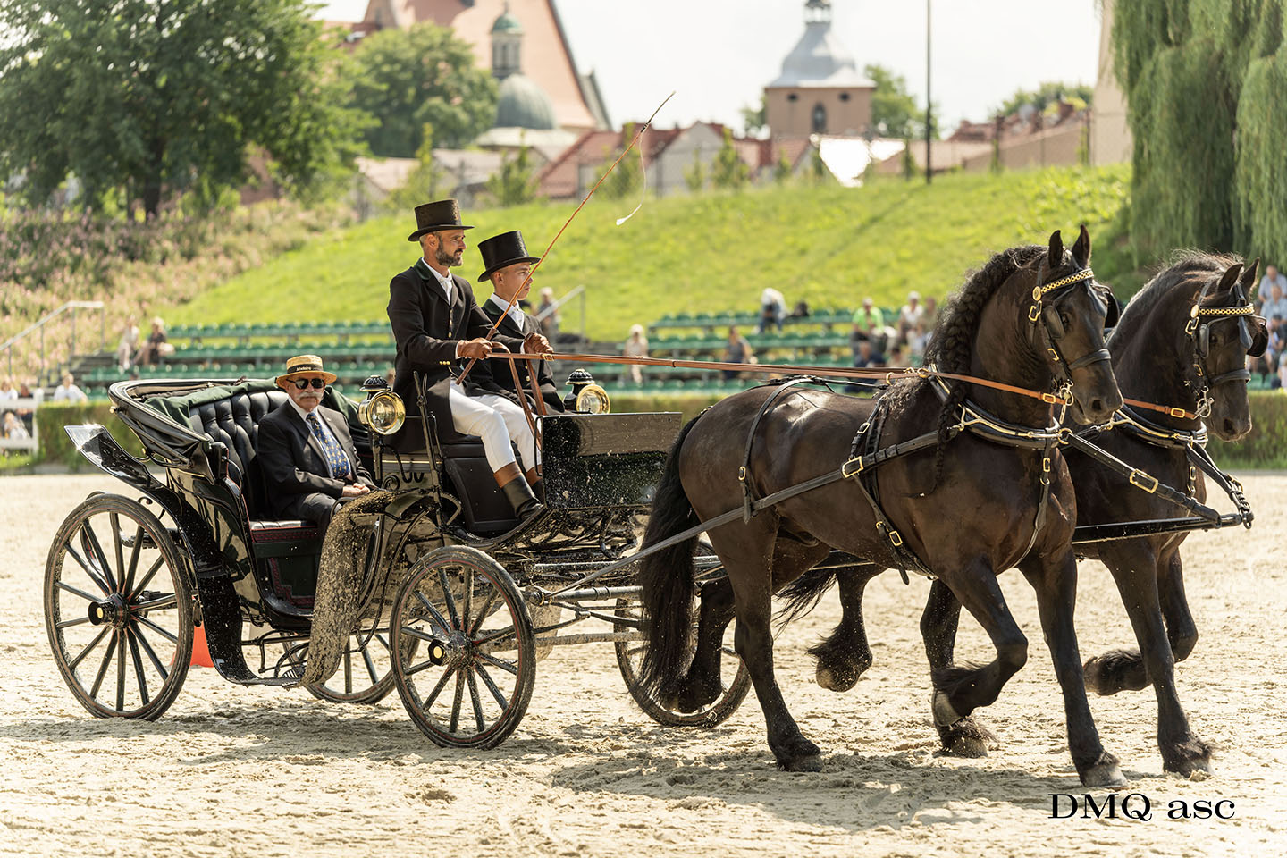 "The driven person looks into the lens."