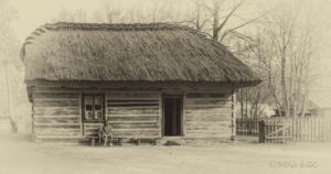View of a peasant house