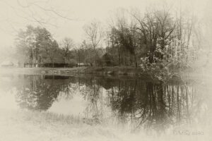Lake near the village