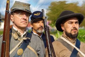 14th Louisiana Volunteer Infantry Regiment (Polish Brigade) – American Civil War 1861-65. Presentation of oil paintings.