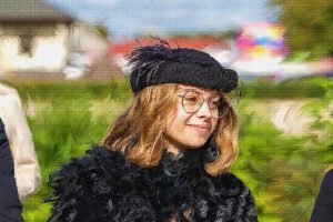 Historical Section of the Krynica Photography Society. Oil painting presentation.