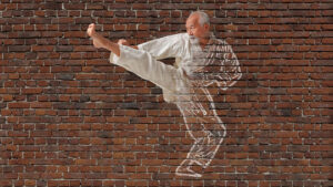 Brick Wall CHALK Drawing from a PHOTO.